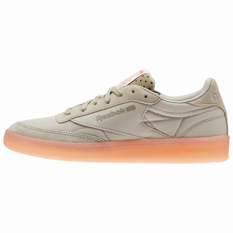Tenisi Reebok Club C 85 Dama Bej/Rosii Romania NM6826PF